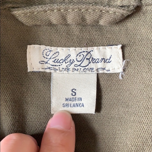 Lucky Brand Army/ Utility Jacket - Picture 2 of 4